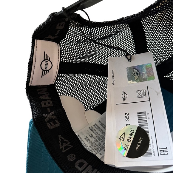 Mini Cooper BMW Vehicle Trucker Mesh Hat tags removed still new never worn - Picture 8 of 8